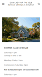 Mobile Screenshot of ourladyoftheisle.org